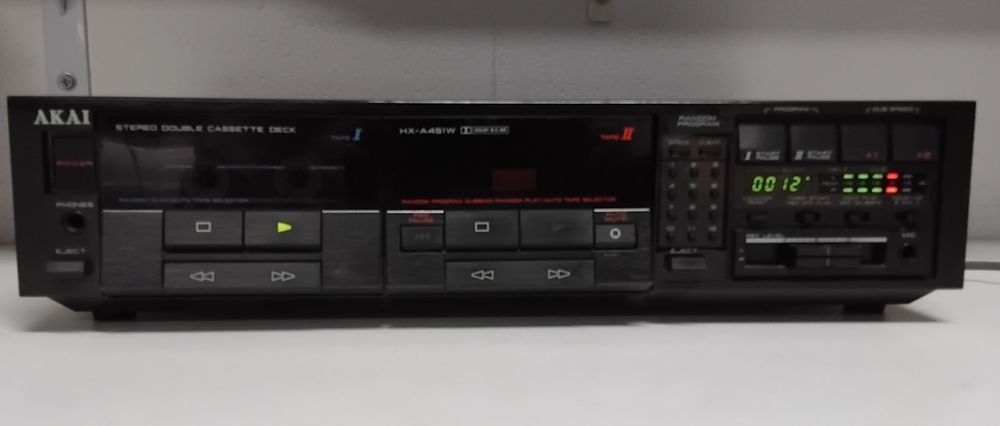 AKAI deck cassettes HX-A451W