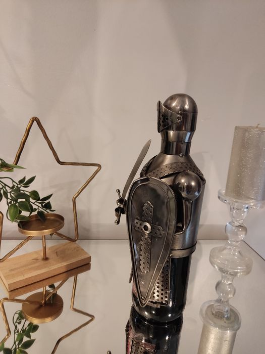 Porta garrafas de metal