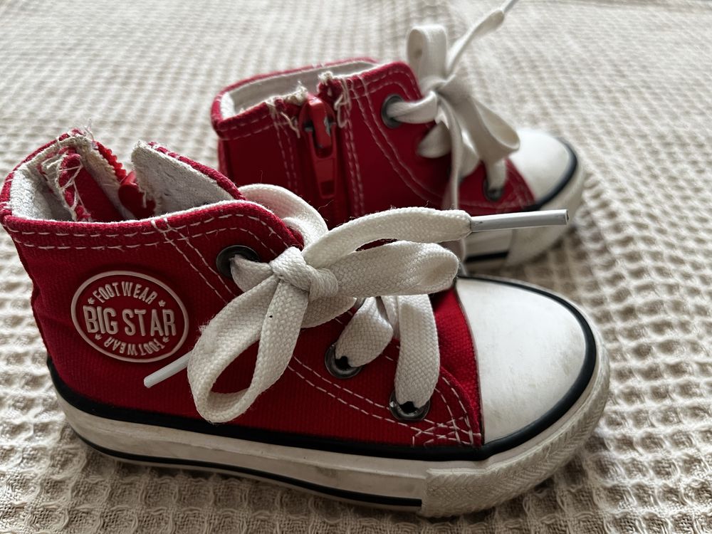 Wysokie czerwone trampki Big Star 20