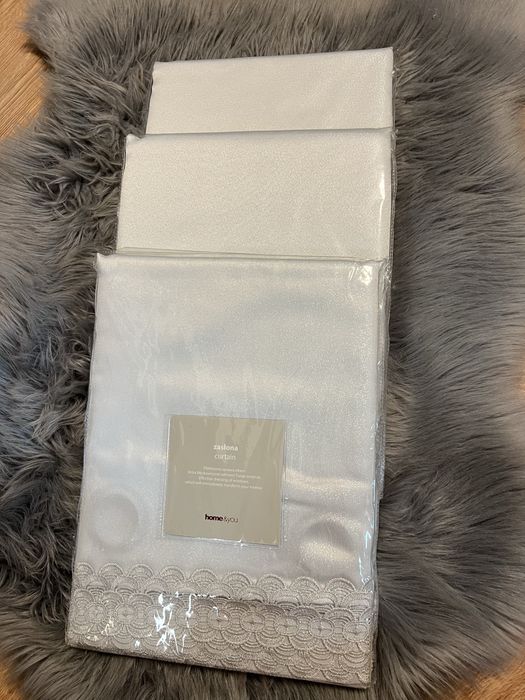 Zasłony zasłona Flarence Silver home&you komplet czterech sztuk
