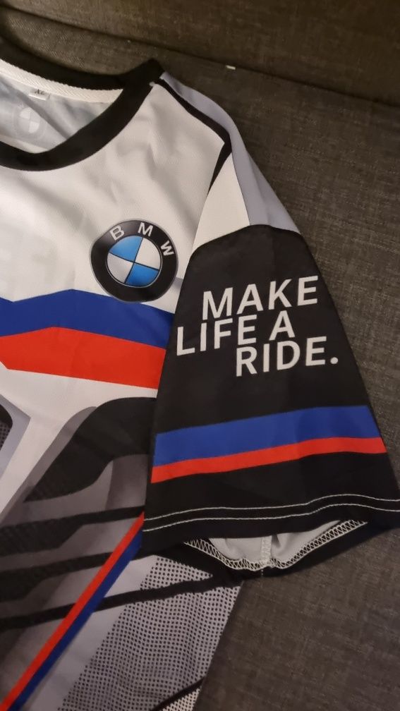 Koszulka motocyklowa BMW Motorrad XL termoaktywna szybkoschnąca