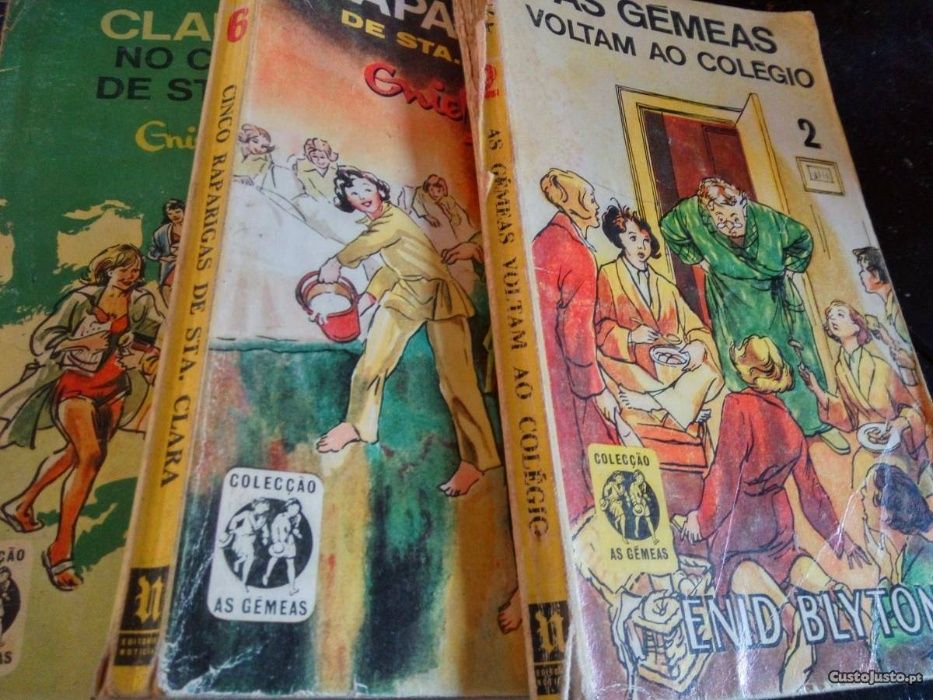 2 livros da colecção As gémeas de Enid Blyton 5 euros cada