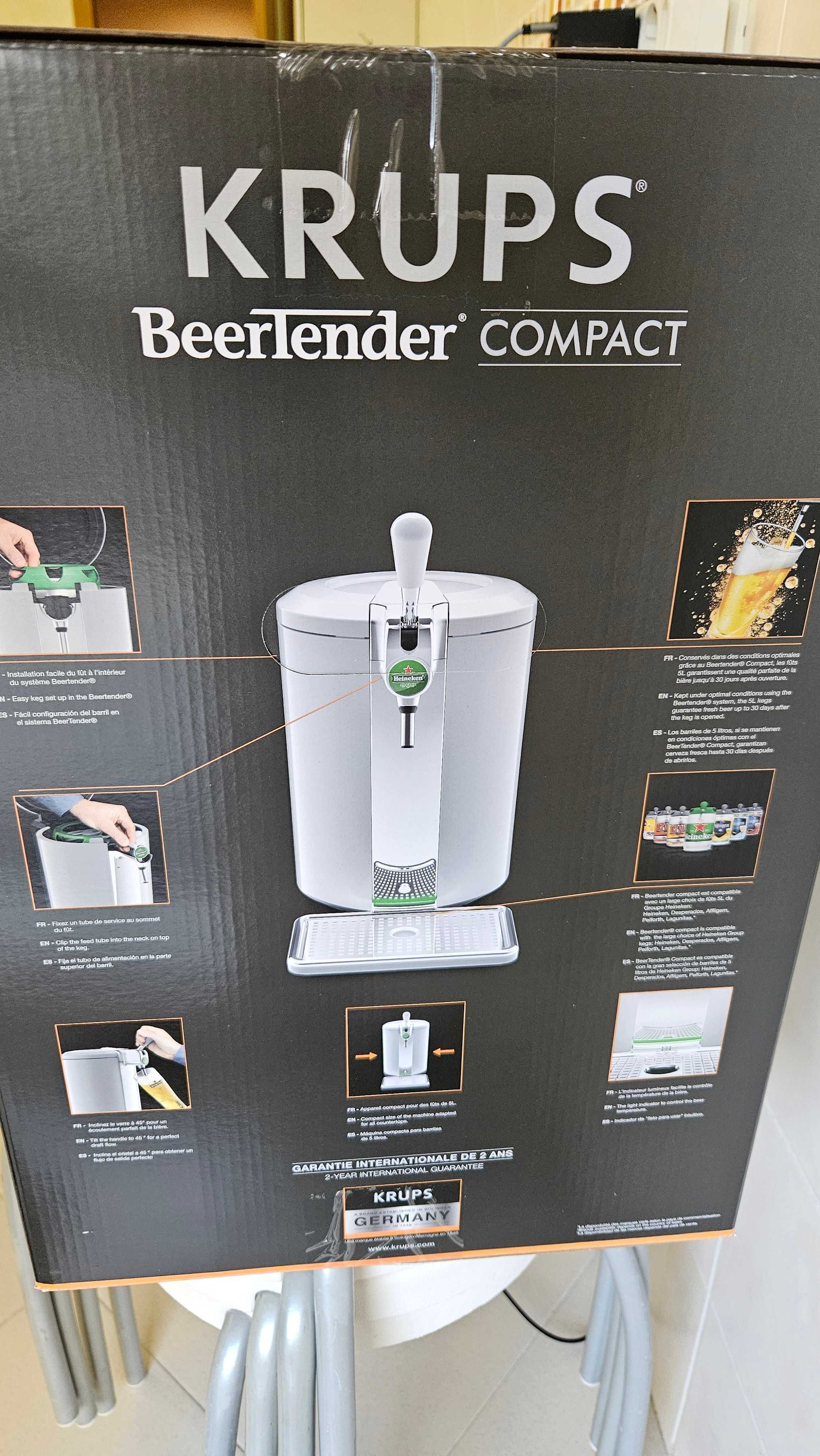 Maquina de cerveja imperial Krups Beertender Compact