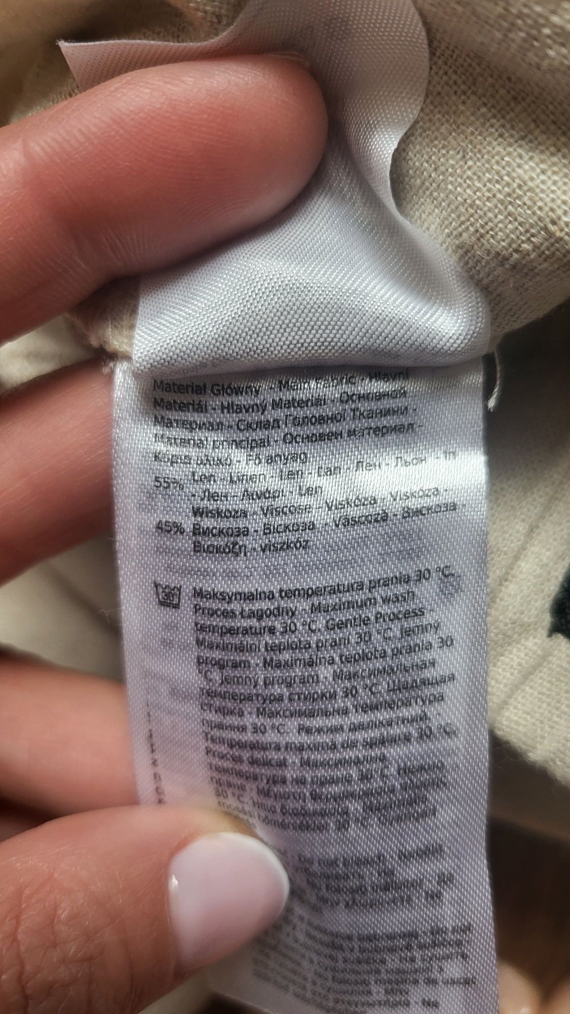 Spodnie lniane Medicine