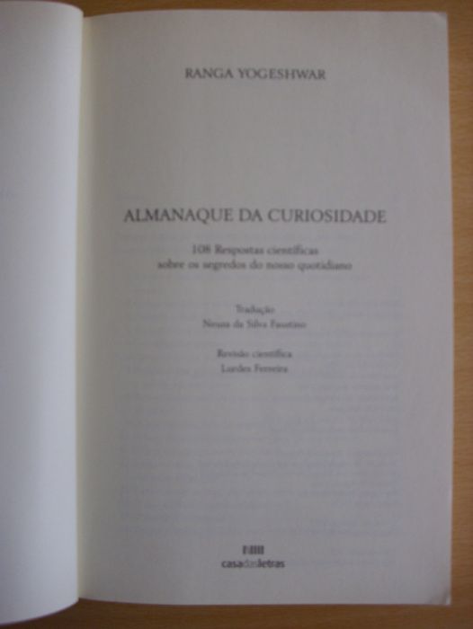 Almanaque da Curiosidade de Ranga Yogeshwar