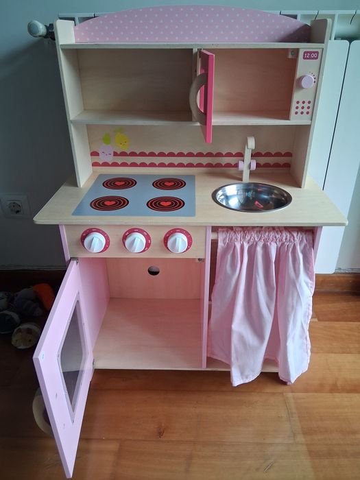 Cozinha de Criança Rosa