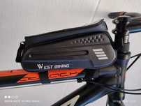 Uchwyt rowerowy na telefon sakwa torba rowerowa przednia West Biking