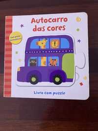 Livro infantil autocarro das cores