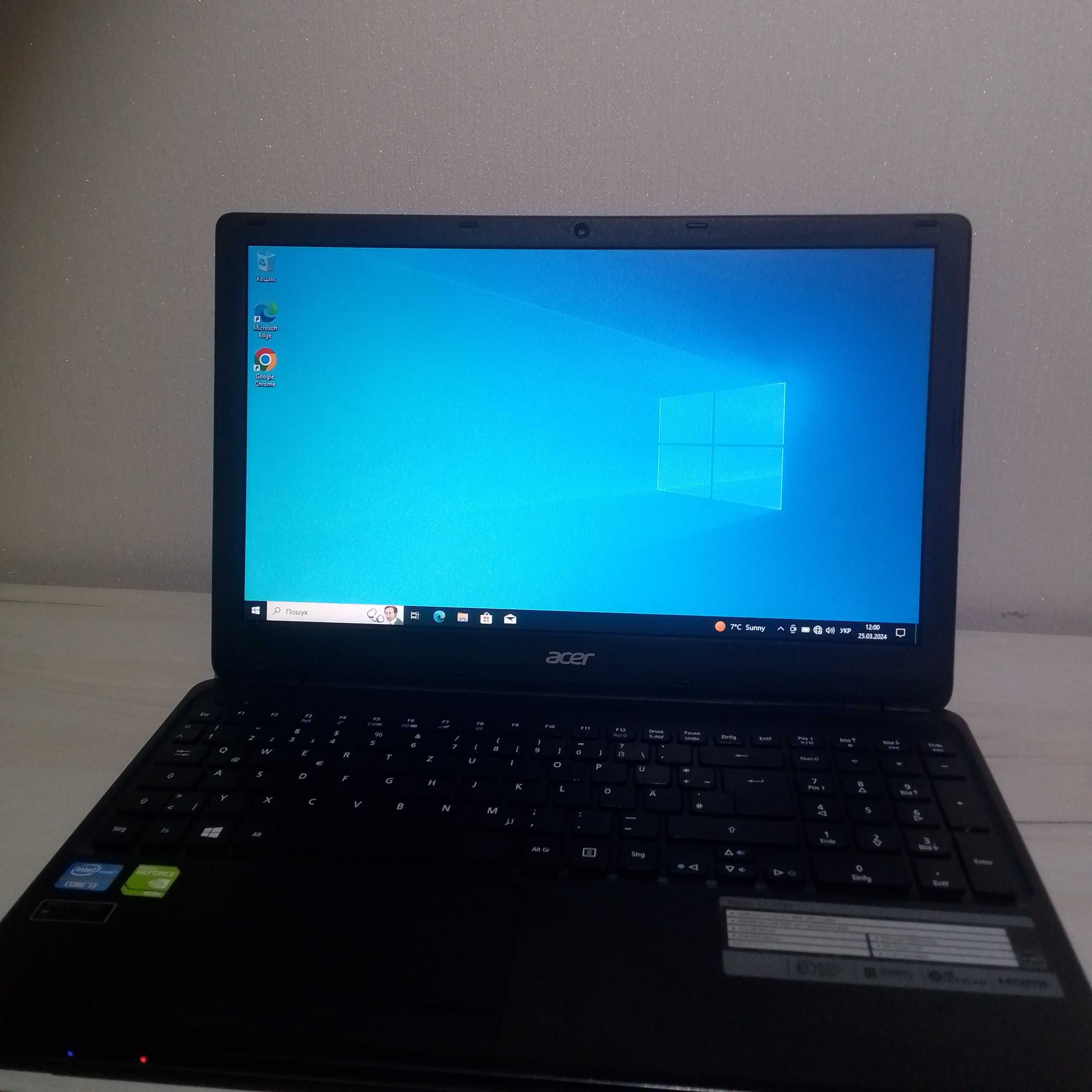 Продам ноутбук Acer Aspire E1-570G