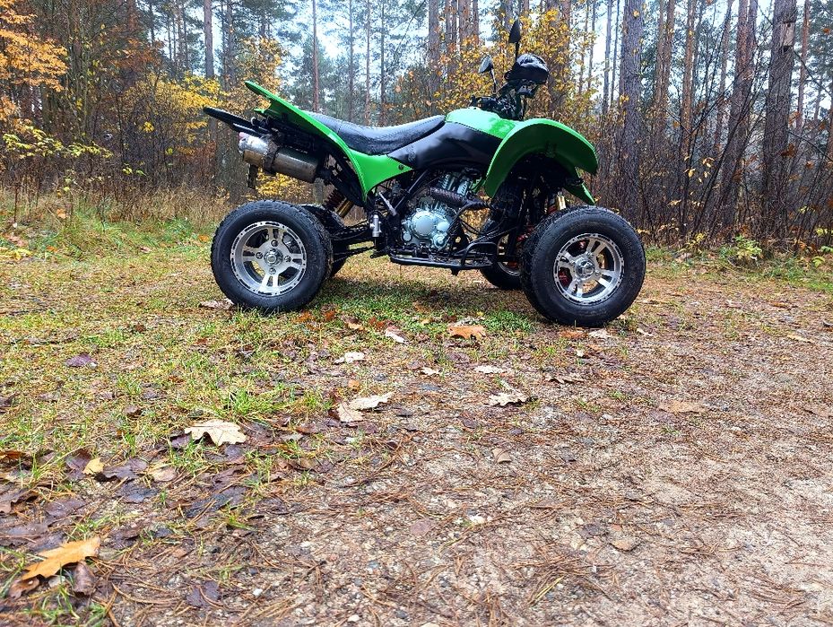 Quad shinray/Bashan 250 zarejestrowany z nowym silnikiem