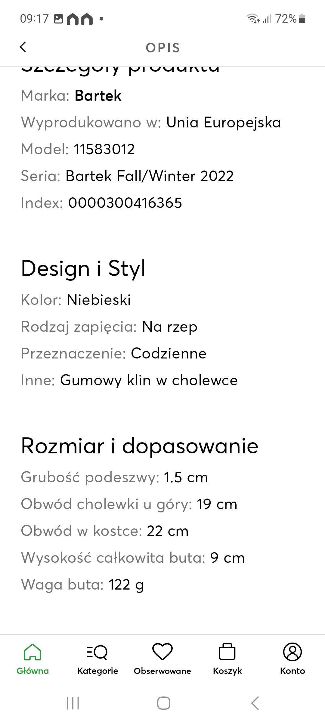 Trzewiki dla chłopca