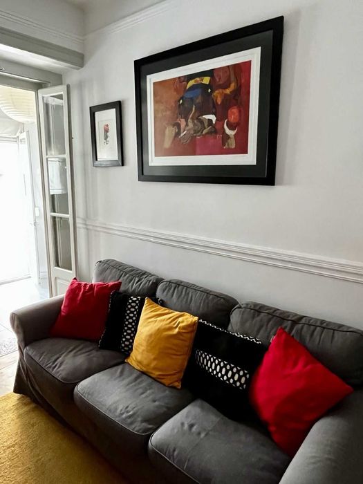 Rara Serigrafia emoldurada Júlio Pomar “Huka-Huka" na Amazónia, Brasil