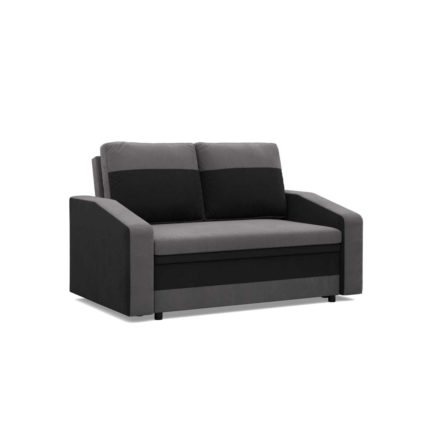 Sofa 2-osobowa z Funkcją Spania Rozkładana Pojemnik Funkcjonalna Orion