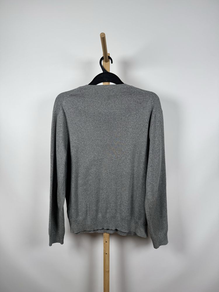 Polo Ralph Lauren szary bawełniany sweter L