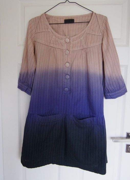 Modna sukienka, tunika ombre, cieniowana, r. 40, NÜMPH jak nowa