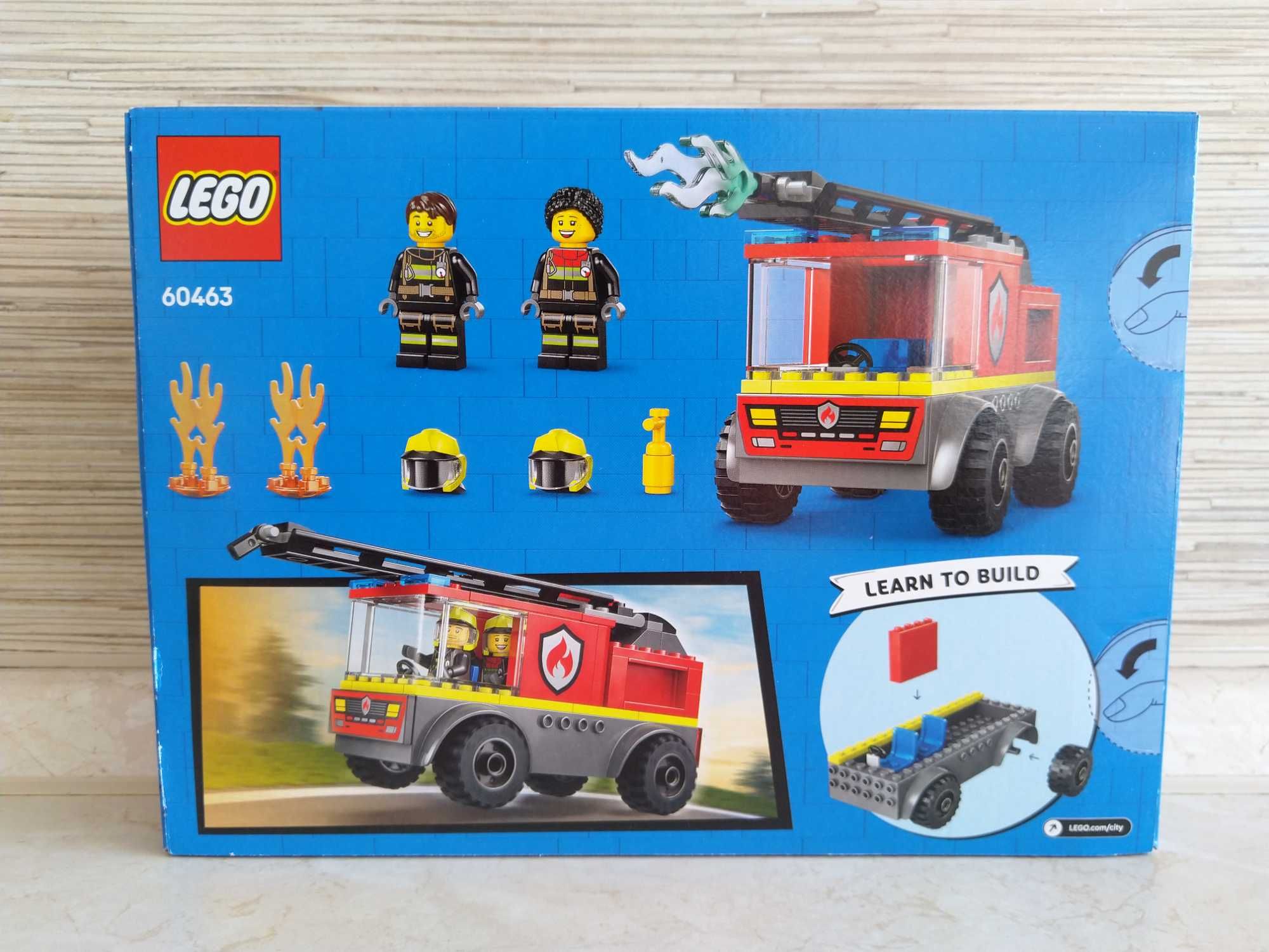 NOWE Klocki 60463 LEGO City Wóz Strażacki z Drabiną