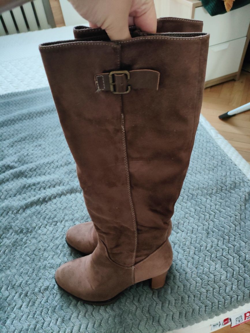 Buty kozaki obcas rozmiar 39