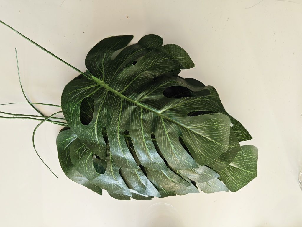 Liście sztuczne monstera 6szt.