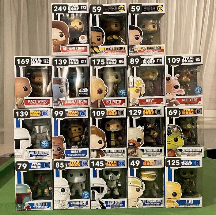 Funko Pop Rocks, Marvel, DC, Horror, The Office, Anime