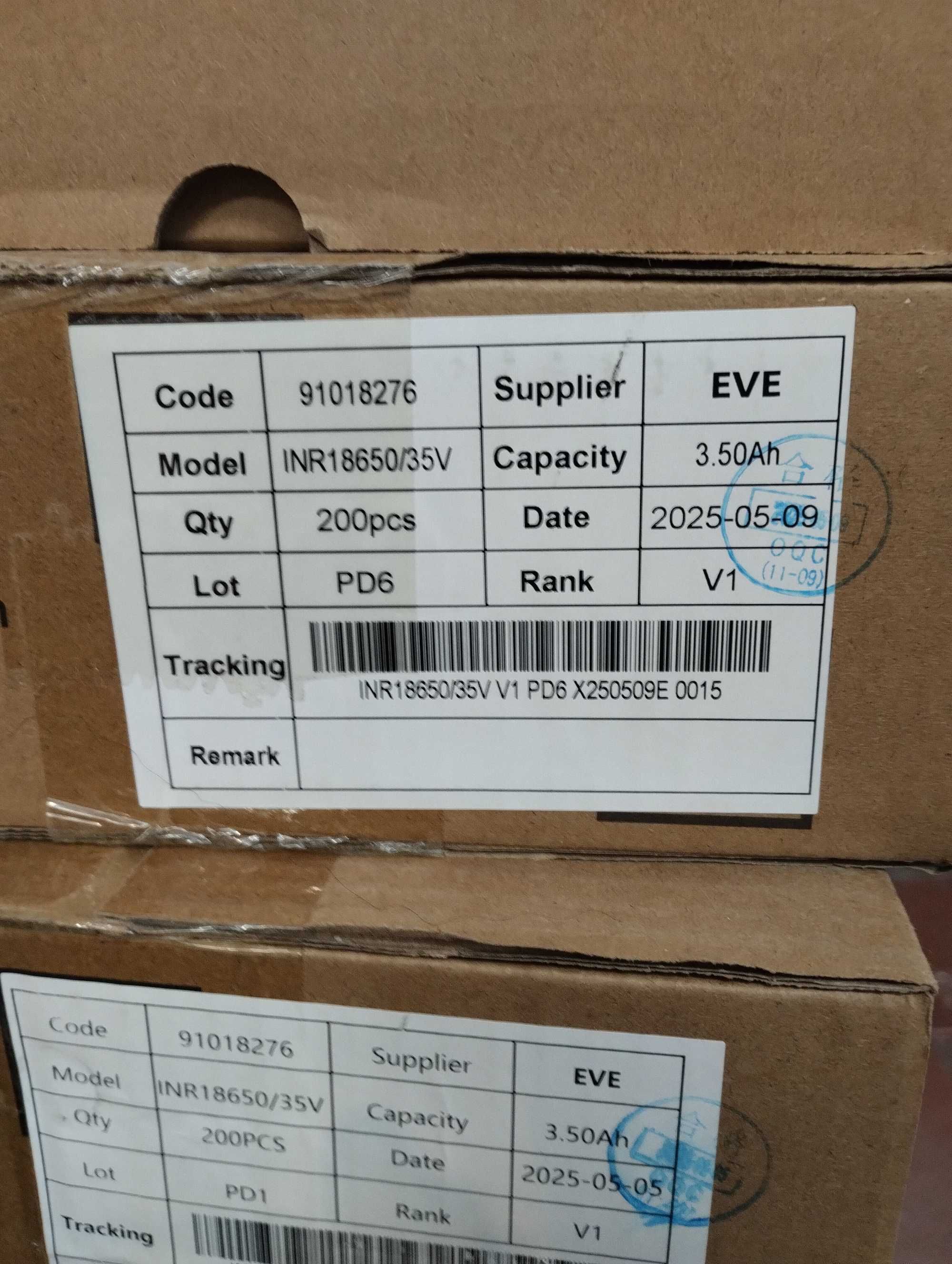 НОВІ Акумулятори EVE 35V 3500mah 18650 високоємні