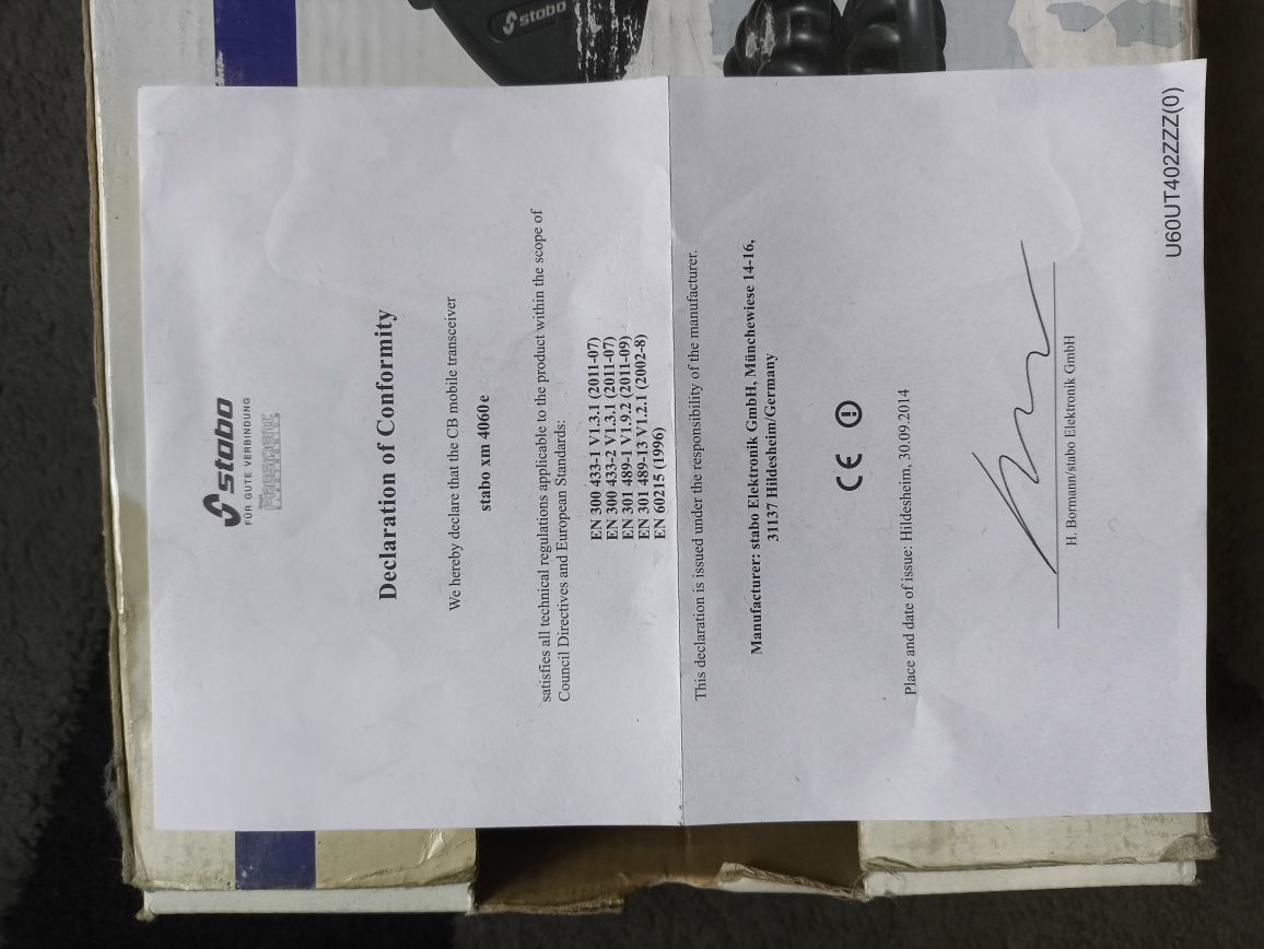 Продам рацию stabo xm 4060e