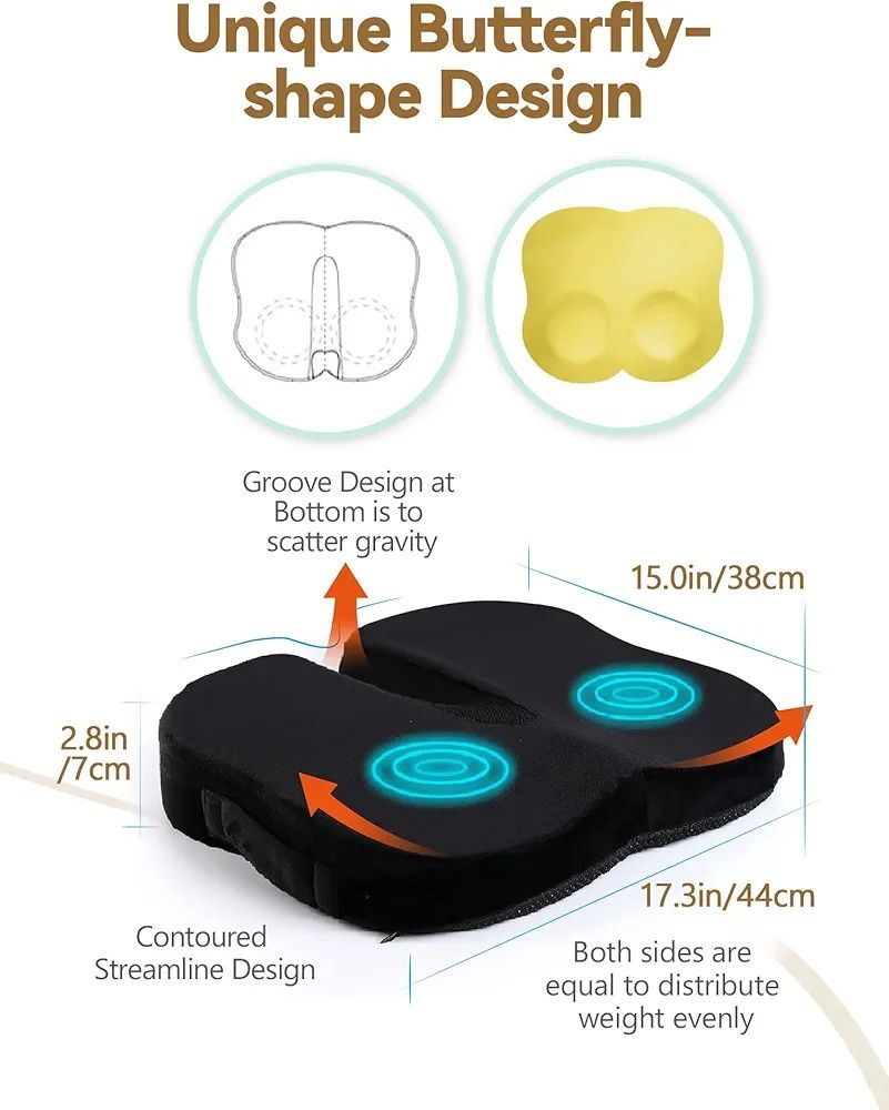 Poduszka siedziska travel easy pianka memory foam