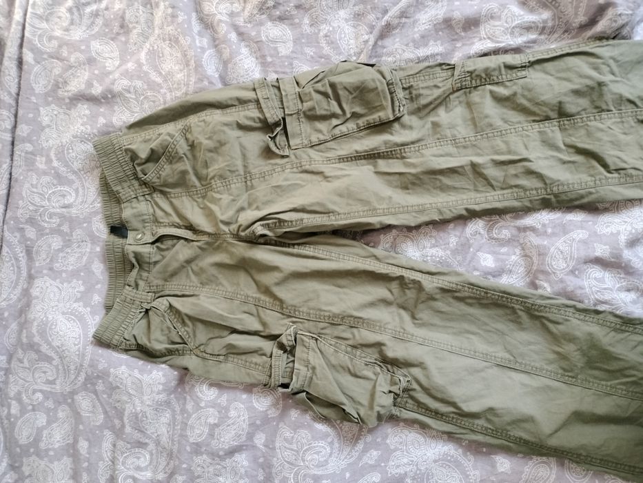 Spodnie cargo na sprzedaż rozmiar 34