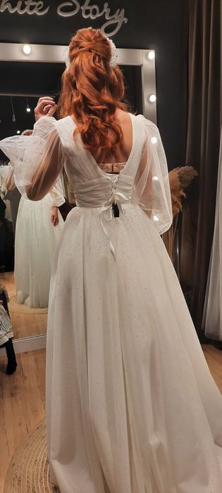 Весільне біле плаття