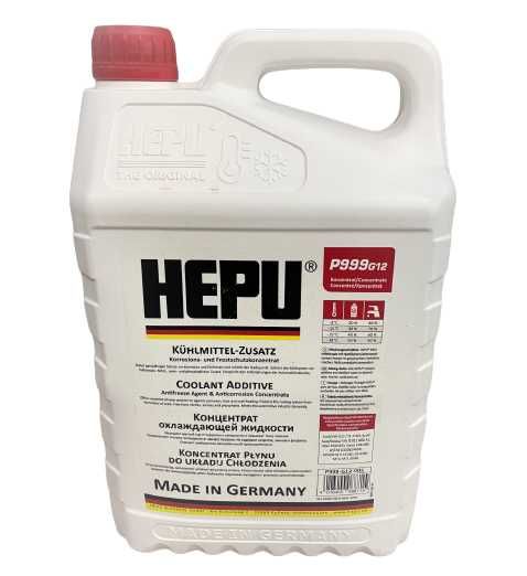 Антифриз красный G12, зеленый желтый синий G11+, Hepu Solventis Origin
