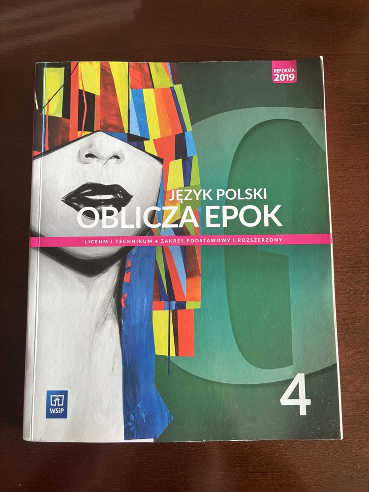 Podręcznik do języka polskiego Oblicza Epok 4, wydawnictwo WSiP