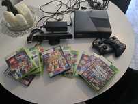 Konsola XBOX360 + kinect , pady i gry