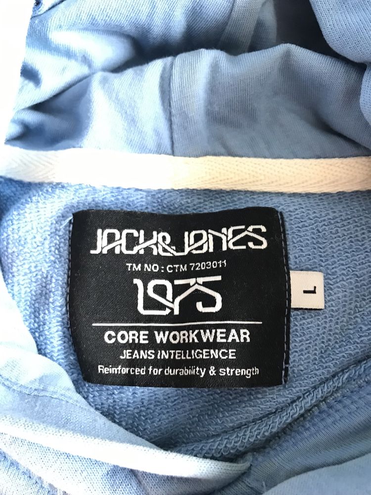 Толстовка худі синя Jack & Jones