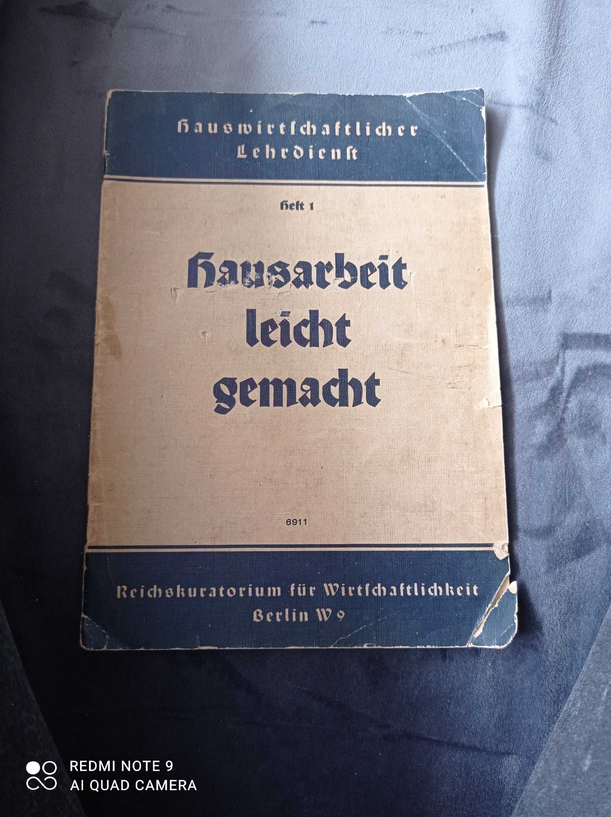 Hausarbeit leicht gemacht 1938