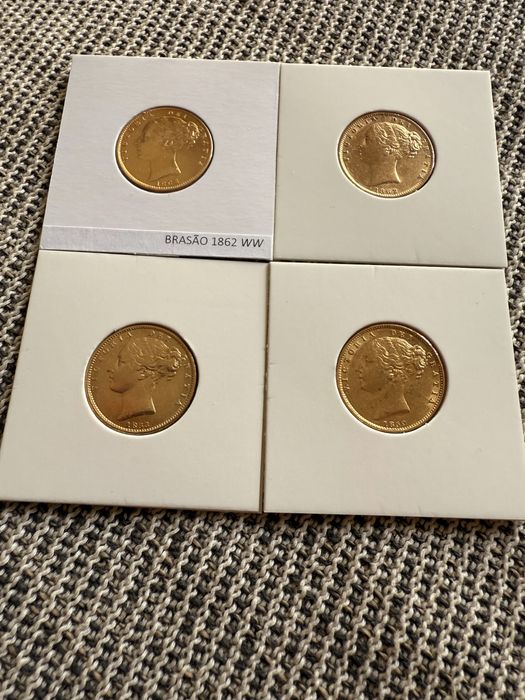 Moeda de Ouro Libra Brasão