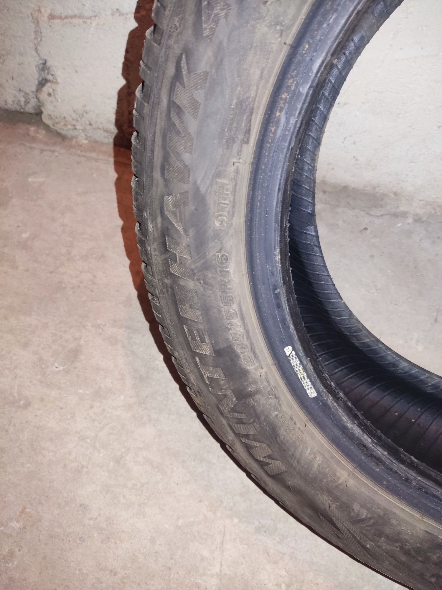 Sprzedam 3 opony zimowe 205/55 R16 91 H WINTERHAWK 4