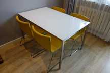 Szklany Stół + 4 krzesła IKEA