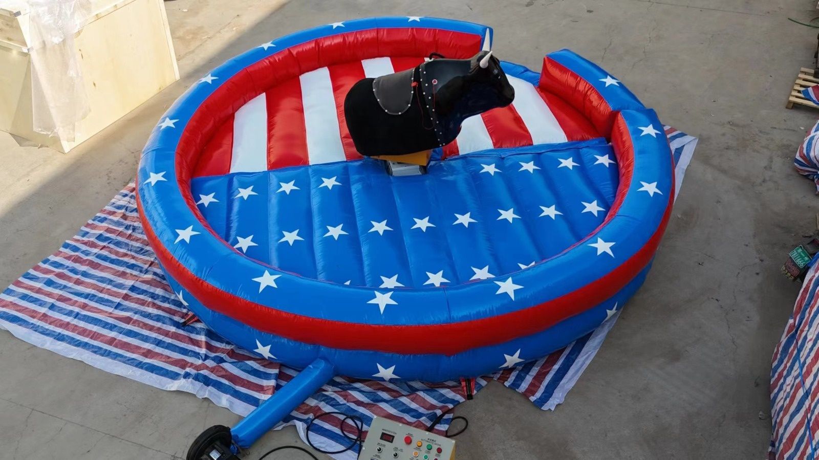 Zakręcony ziemniak wata dmuchańce piana partybyk rodeo zjeżdżalnia zam