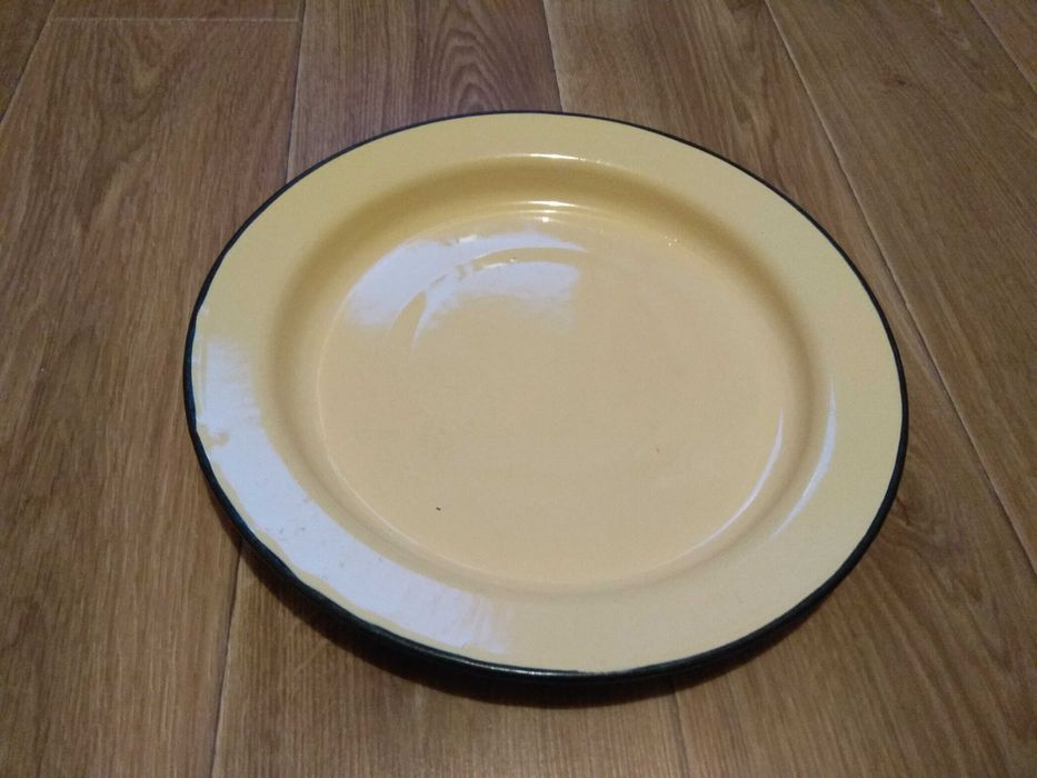 Блюдо эмалированное. Миска алюминиевая