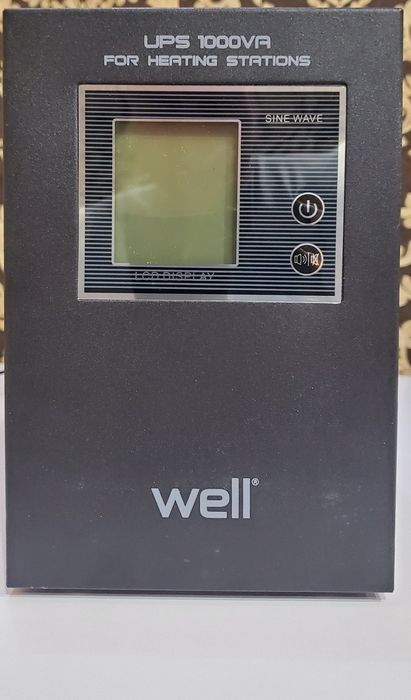 Дбж ups ибп 24v 600w 1000вт чиста сінусоіда виробник  well