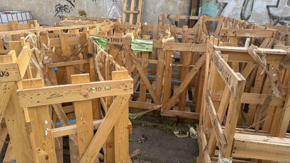 Palety Skrzynie drewniane