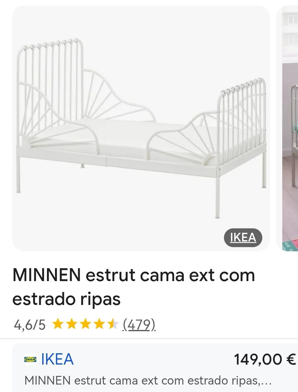 Cama solteiro extensível