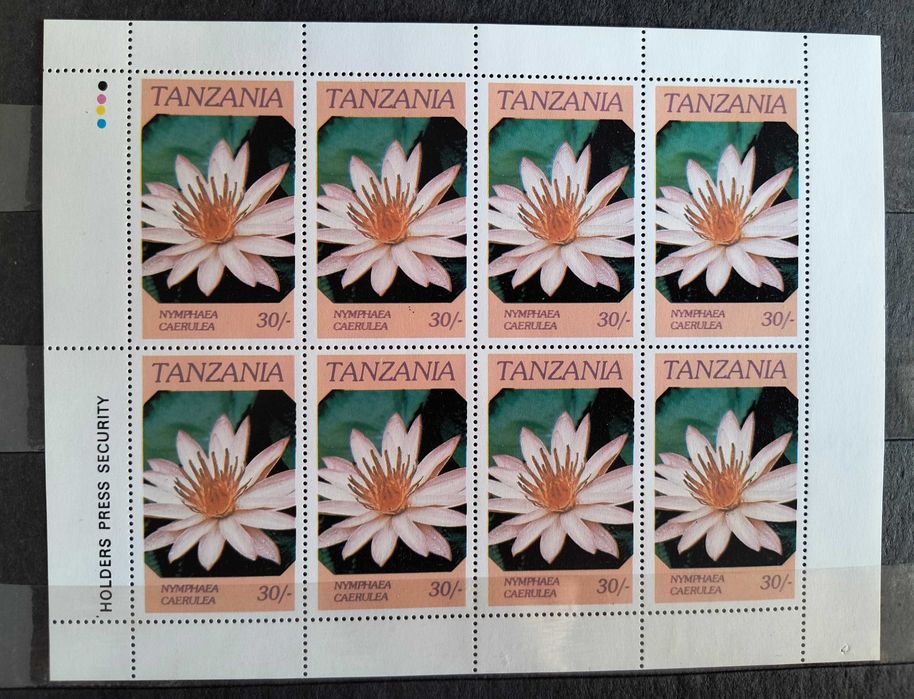 Zaczki pocztowe - Kwiaty - Tanzania