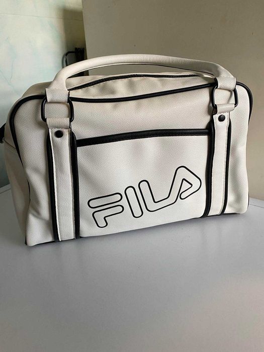 Сумка белая FILA
