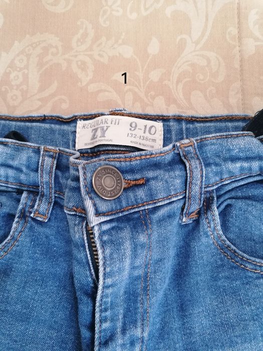 Lote de 3 calças de ganga 9-10A