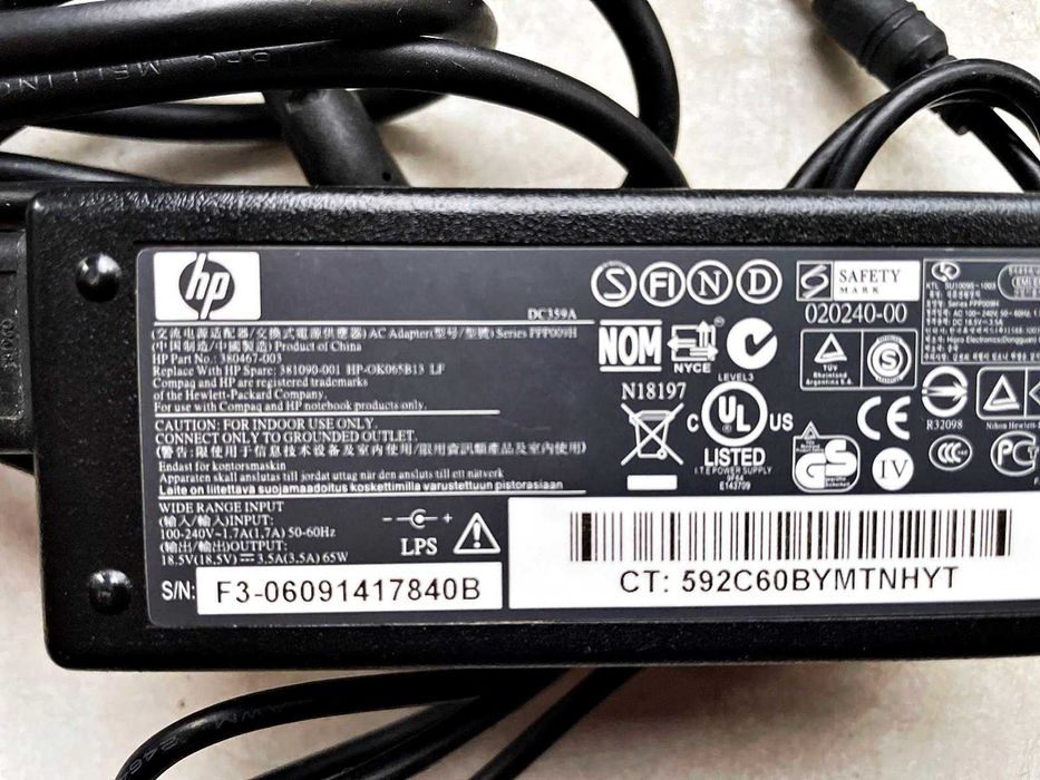 Zasilacze do laptopa - sprawne 100%, różne rodzaje