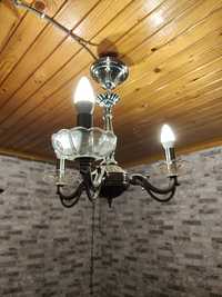 2x Żyrandol "Świece" metalowy = Lampa / Lampy = Kraków