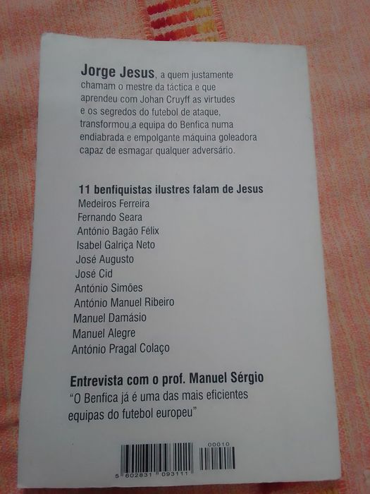 Livro Jorge Jesus excelente estado só 5€