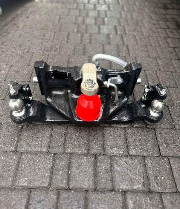 Zaczep kulowy Nowy Saubermann k80 39cm + obustronne sterowanie k50