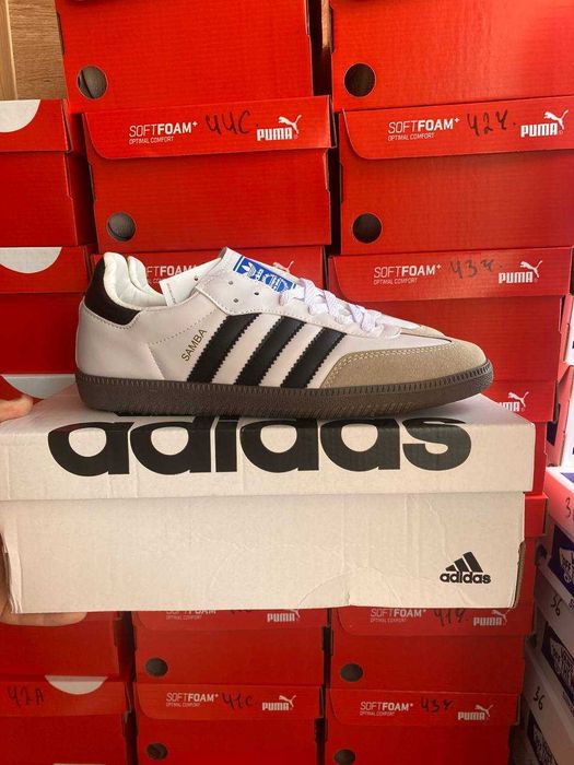 Відправка без предоплат! Краща ціна на Adidas Samba White black 36-44