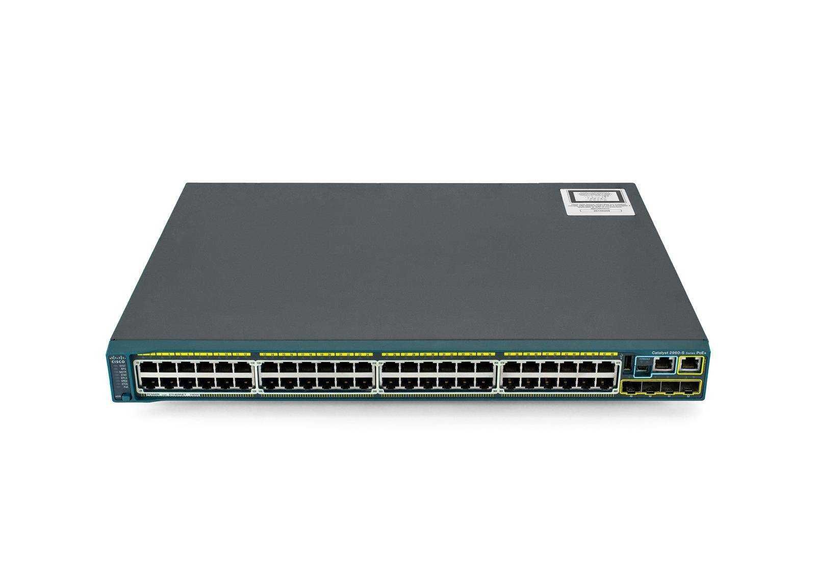 Комутатор Cisco Catalyst WS-C2960S-48FPS-L Є КІЛЬКІСТЬ